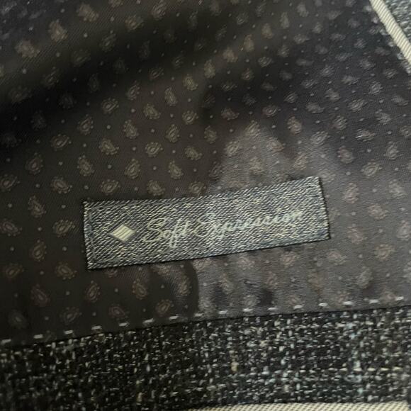 Joseph Abboud Mens 50 Regular Indigo Blue Tollegno 1900 Sport Coat Wool Blazer - Picture 7 of 15